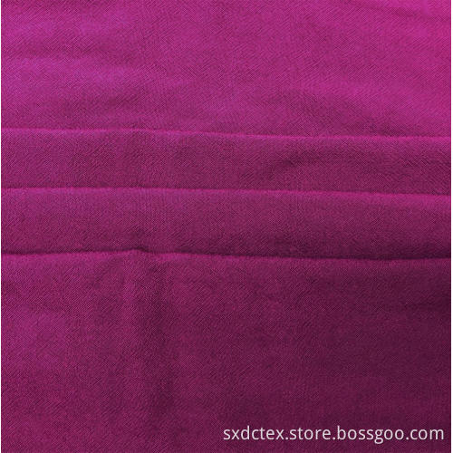 Bright Coral Piece Dye Rayon Woven Fabric